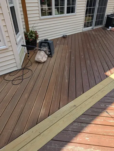 30-Year-Old Deck Restoration, sanding & preparation