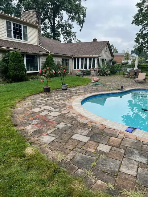 Pool Patio & Paver Restoration, before